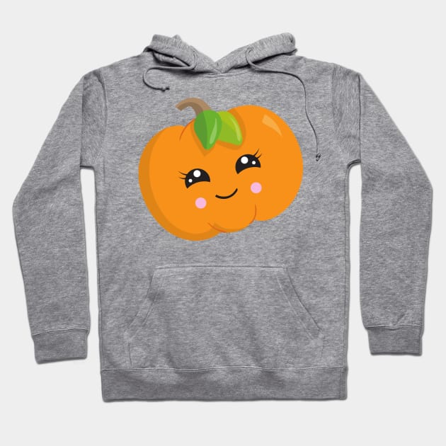 Halloween Pumpkin, Trick Or Treat, Smiling Pumpkin Hoodie by Jelena Dunčević